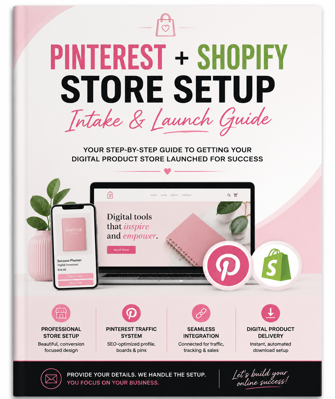 Pinterest and Shopify website design